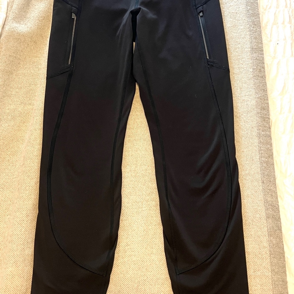 Athleta Black Leggings - Cold weather activewear -M